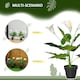 image 5 of HOMCOM Artificial Set of 2 Calla Lily Flower Faux Plant for Indoor Décor