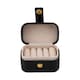 image 1 of Living and Home Compact Portable Mini Ring Holder Case-Black | Black