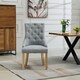 image 3 of Ravenna Fabric Dining Chairs - Set of 2