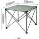 image 3 of Casual Aluminium Folding Table | Green | Pine Green | Medium