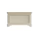 image 6 of Faire Ottoman Blanket Box in Putty with Oak Top Cream