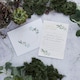 image 1 of Geometric Greenery Evening Invitations & Envelopes - Pack of 25