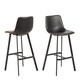 image 1 of I Oregon Bar Chair in Black Set of 2