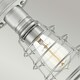 image 3 of Quoizel Mixon Semi Flush Ceiling Light Brushed Nickel