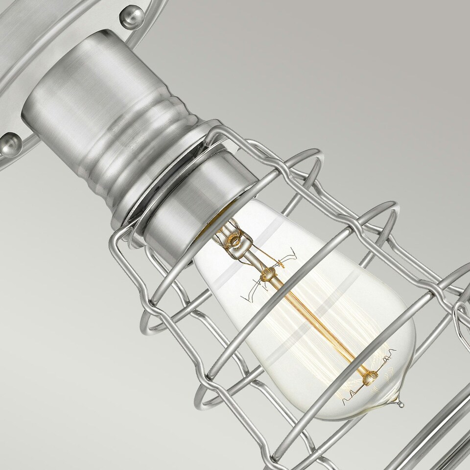 image 1 of Quoizel Mixon Semi Flush Ceiling Light Brushed Nickel