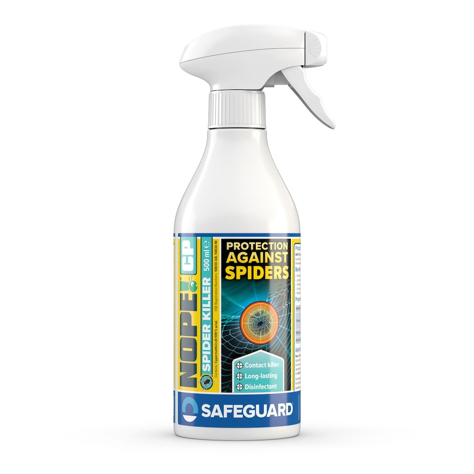 image 1 of NOPE Spider Killer Spray Repellent - Contact Killer. For all types of Spiders. Odourless for Indoor and Outdoor use - 500ml
