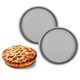 image 1 of 2 x Non-Stick Round Quiche Flan Tin (23.5cm) Ideal for Sweet & Savoury Bakes Grey