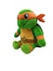 image 2 of Warmies Plush Michelangelo from Teenage Mutant Ninja Turtles, Microwavable Heat Pad, Weighted Heatable Plushie Gently Scented with French Lavender - Orange