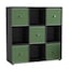 Black & Pastel Green
