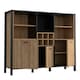 image 4 of High Rock Shelf Unit in Matt Black/Riviera Oak