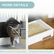 image 7 of PawHut Hooded Cat Litter Tray w/ Scoop, Drawer Pan, Handle, Deodorants