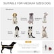 image 2 of PawHut Steel Frame Bike Trailer Dog Carrier
