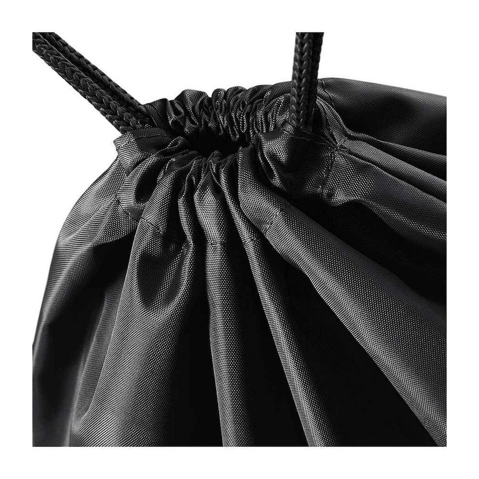 image 1 of Bagbase Budget Drawstring Bag - Black - One Size | Black | One Size