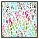 image 2 of Multi coloured leopard spots (Picture Frame) White | L