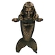 image 4 of 16" Mermaid Cast Iron Statue Figure Ornament Garden Water Pond Shelf Sitting