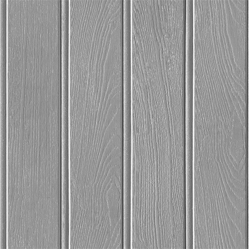 image 1 of Beadboard Panel Wallpaper in Silver Grey Multi