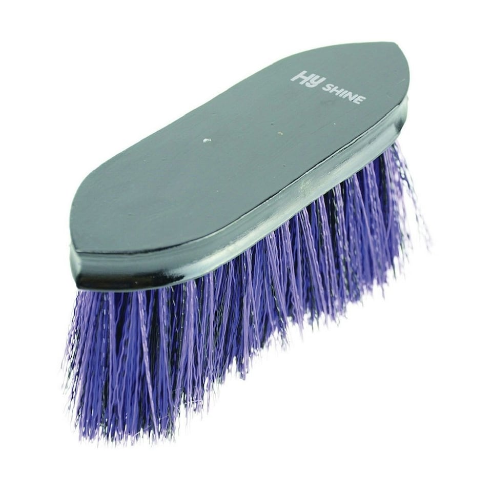 HySHINE Wooden Flick Dandy Brush - Black/Purple - One Size