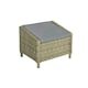 image 3 of Wentworth 5 Pc Deluxe Gas Reclining Chair Set - Synthetic Rattan - H45 x W60 x L60 cm - Beige