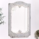 image 1 of Carteret White Wood Wall Mirror Grey