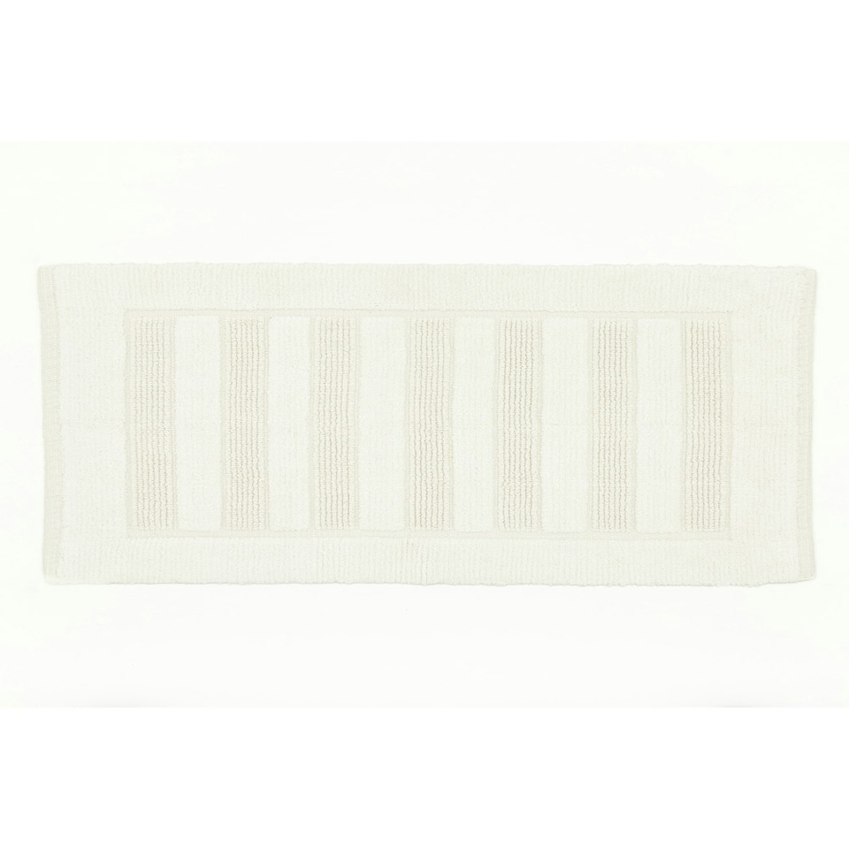 image 1 of Bliss Pima 100% Cotton Bath Mat 50x80cm – Ultra-Soft 1600GSM Luxury Bathroom Rug Cream | 50 x 80cm
