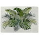 image 1 of Green Tropical Foliage Rug | Multi