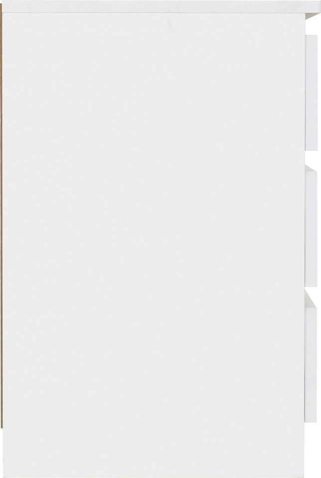 image 1 of Pair of Malvern 3 Drawer Bedside Tables | White | 2