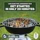 image 3 of Green Olive Firewood - 1 x 4kg Bag - Long Burn BBQ Charcoal Briquettes, Use for Charcoal Barbecues and Smokers. Natural, Quick Lighting and Long Burn Time | Black | 1