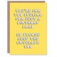 image 1 of Too Special Just Keep Fun Joke Humour Funny Birthday Card