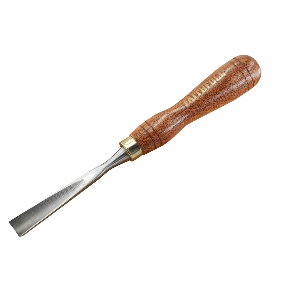 image 1 of Faithfull Straight Gouge Carving Chisel - Multi Colour - 15.9mm (5/8in) FSC