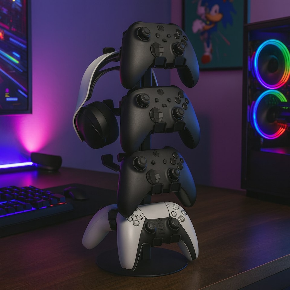 image 1 of Venom Gaming Controller & Headset Stand