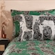 image 3 of Furn Wildcat Reversible Duvet Cover Set | Green | Jungle Green | King | 1