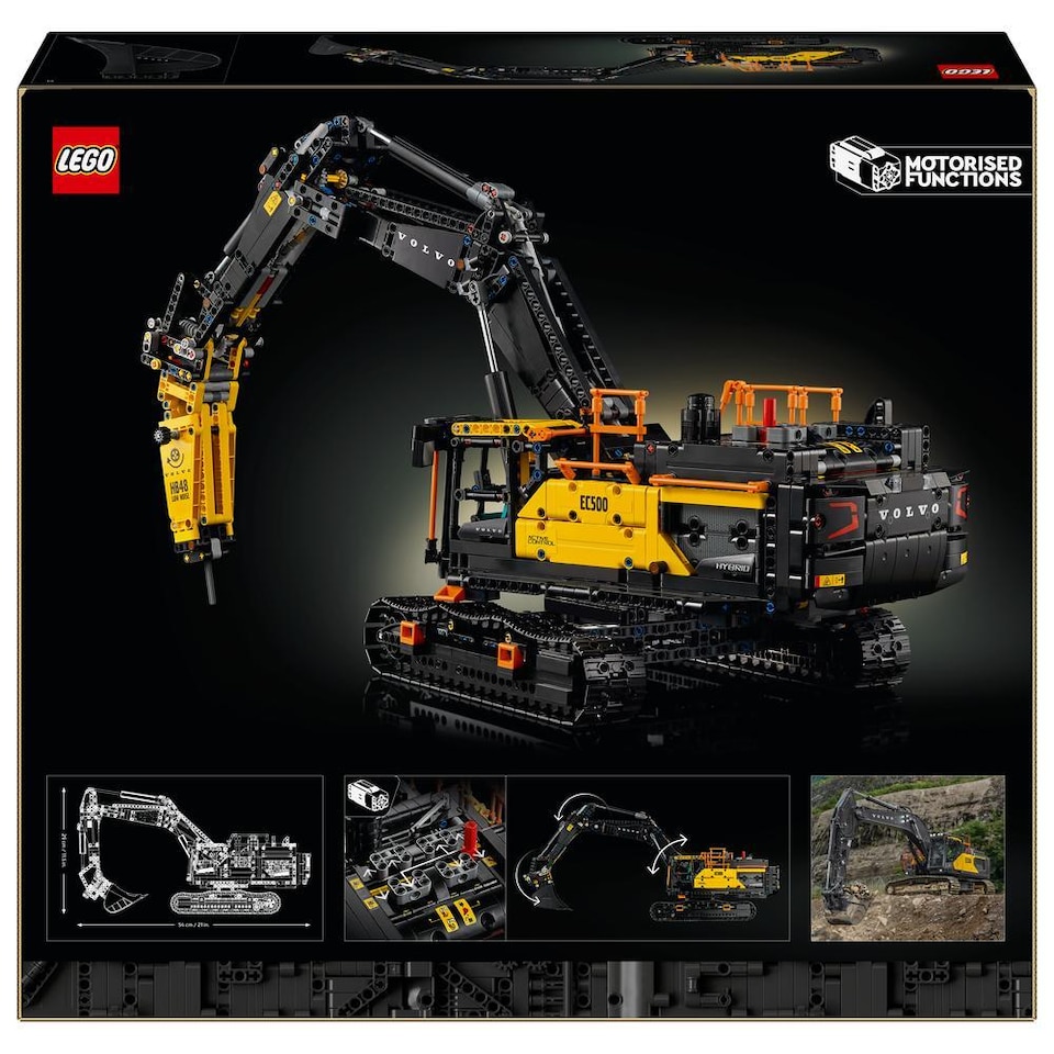 image 1 of LEGO Technic Volvo EC500 Hybrid Excavator