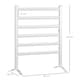 image 3 of HOMCOM Electric Towel Warmer, 6 Bar Aluminum Heated Towel Rail, Wall Mounted & Free Standing Towel Drying Rack for Bathroom, Plug-in, Silver