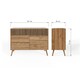 image 6 of Rowan 3+3 Drawer Chest | Brown | Oak