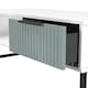 image 6 of Menai 1 Drawer Coffee Table in Duck & White Matt (Ready Assembled) | Blue | Duck & White Matt