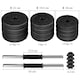 image 2 of Yaheetech 25kg Dumbbell Weight Set Black