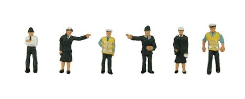 Graham Farish Police and Security Staff (6) Figure Set