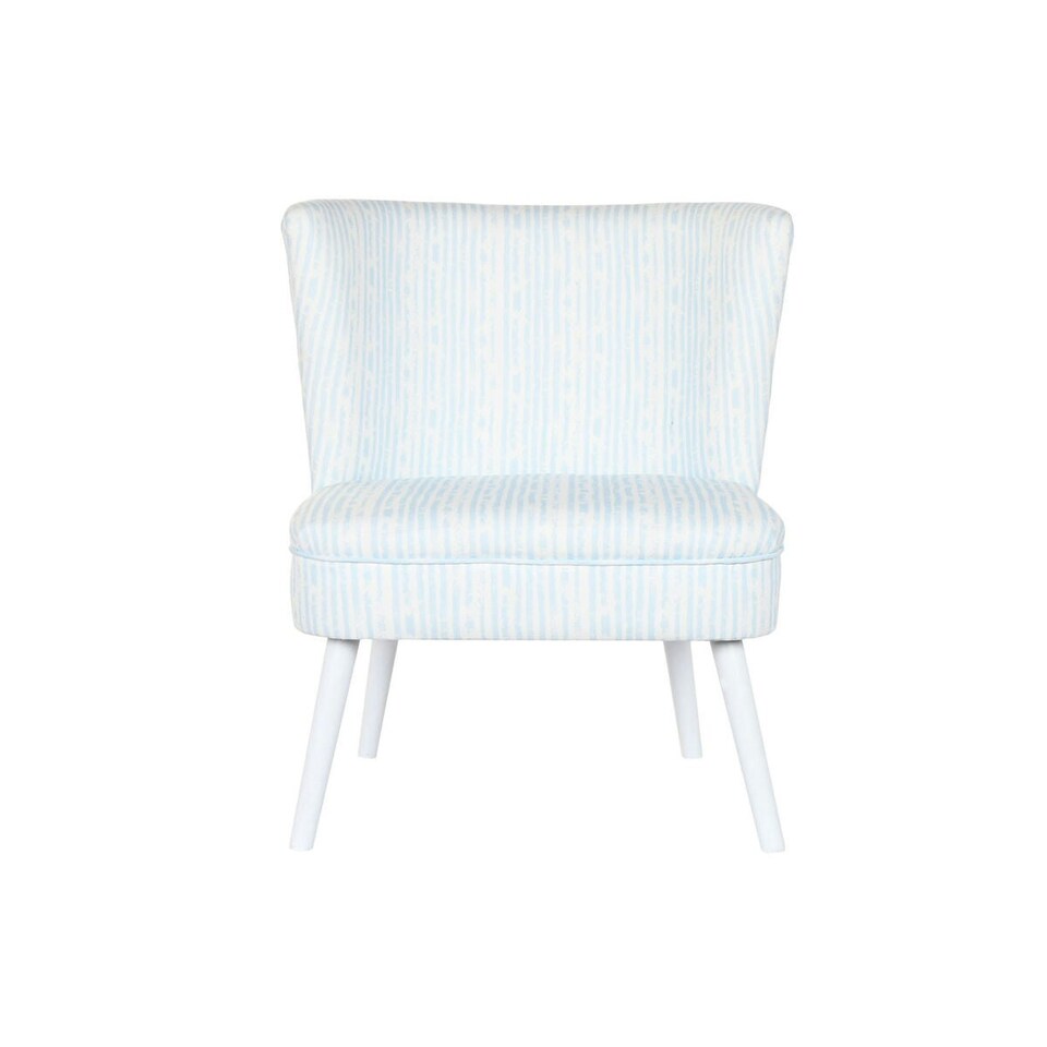 image 1 of Armchair DKD Home Decor 73 x 67 x 85 cm Blue Wood White Blue