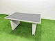 image 2 of Fimous Outdoor Rattan Garden Furniture Dining Set 6-seater Patio Rectangular Table Love Sofa Reclining Chair Set with Side Table 2 Small Stools