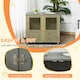 image 5 of PawHut Dog Crate Kennel Cage for Small Medium Dog, Indoor End Table, Grey