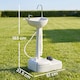 image 7 of Outsunny Portable Camping Sink with Towel Holder & Soap Dispenser Hand Wash