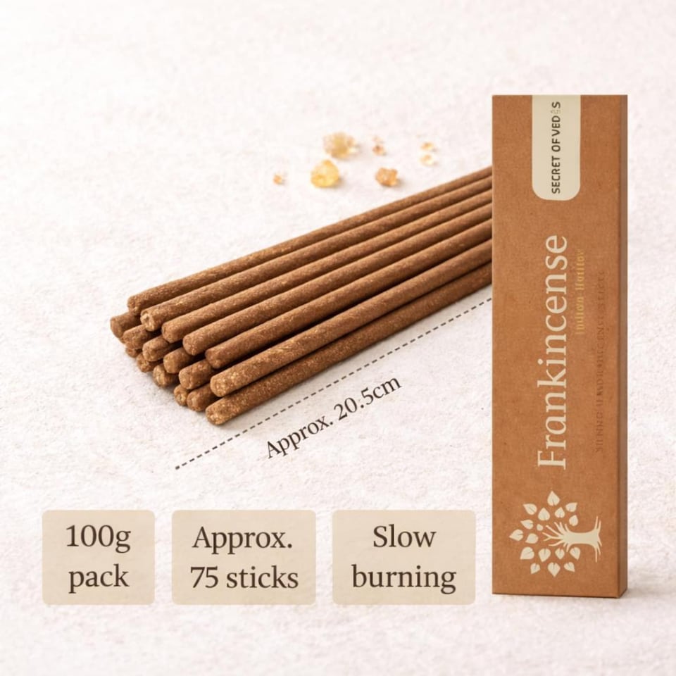 image 1 of Frankincense Incense Sticks 100g Approx. 75 Sticks – Scented Home Fragrance Agarbatti