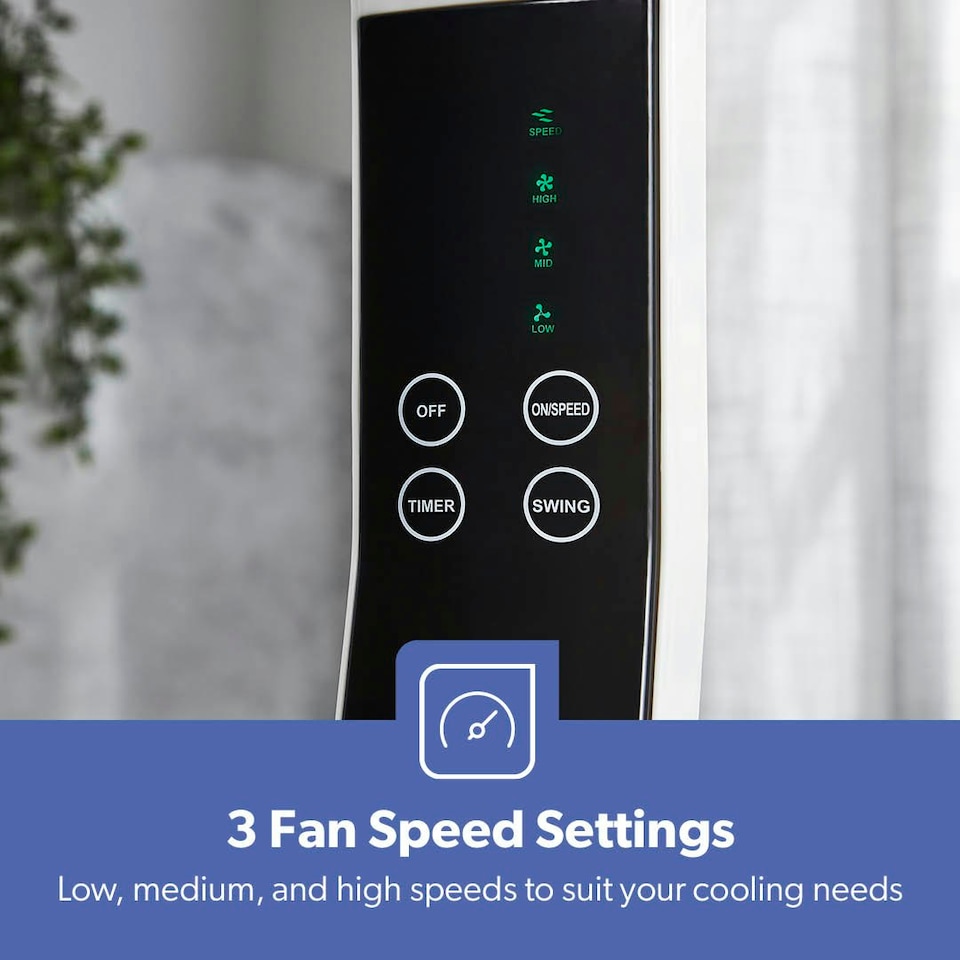 image 1 of GEEPAS 16’’ Pedestal Fan with Remote Control – 60W