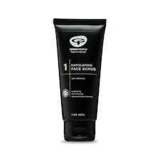 Green People For Men No. 1 Exfoliating Face Scrub - Natural & Organic Brightening Scrub - Paraben & Ethanol Free - Vegan, 100ml
