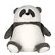 image 1 of Mumbles Zippie Panda Plush Toy - Grey/White - One Size