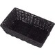 image 3 of Small Black Paper Rope Tray | Black | Black | Small