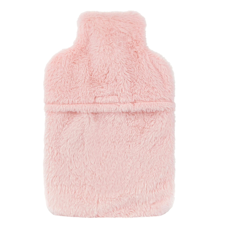 image 1 of Barbie Appliqué Logo Hot Water Bottle Cover - Pink - One Size