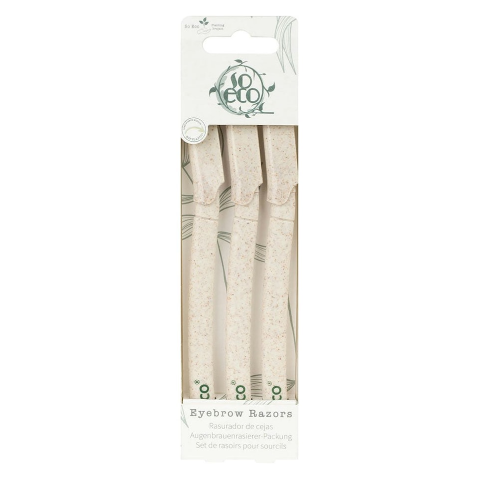 image 1 of So Eco Eyebrow Razors - 3 Pack