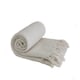 image 5 of Waffle Collection Recycled Cotton Throw in Ivory (70" x 100") | Cream | Beige