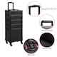 image 4 of Yaheetech 4-in-1 Large Capacity Makeup Trolley Black | Black